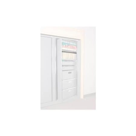 Datum Filing Systems Rotary File Cabinet Components, Legal Front Hanging Folder Rail, Light Gray XHF-LG2-T47